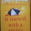It Started With A Secret – Jill Mansell secondhand book