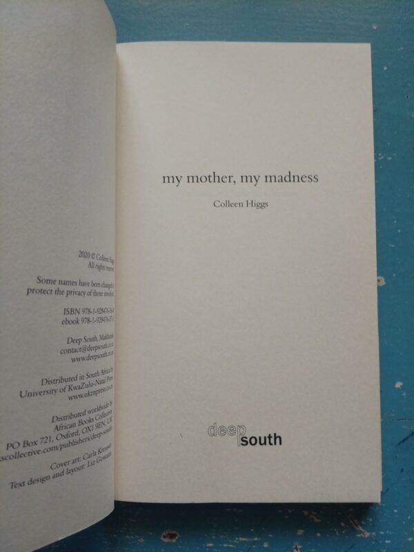 my mother, my madness – Colleen Higgs secondhand book