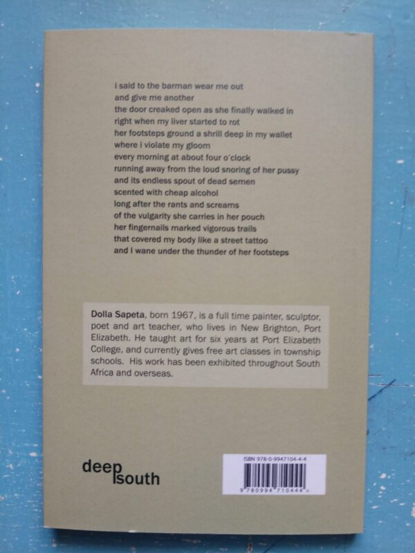 skeptical erections – Mxolisi Dolla Sapeta secondhand book