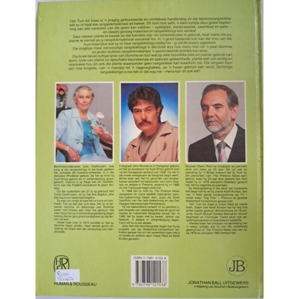 Van Tuin Tot Vaas – Owen A. Reid secondhand book