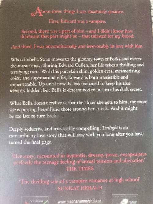 Twilight Series – Stephenie Meyer (4 Books) secondhand book