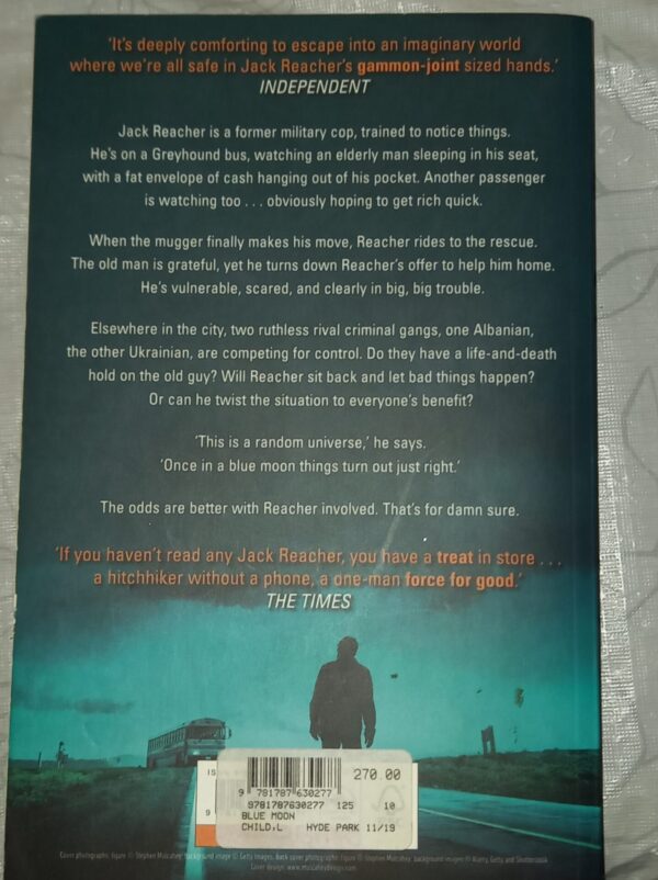 Blue Moon – Lee Child secondhand book
