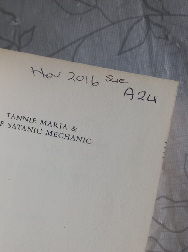 Tannie Maria & the Satanic Mechanic – Sally Andrew secondhand book