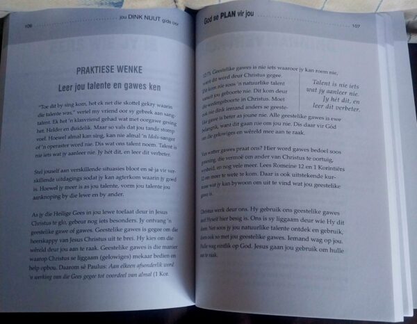 Jou Dink Nuut Gids Oor God Se Plan Vir Jou – Jannie Le Roux secondhand book