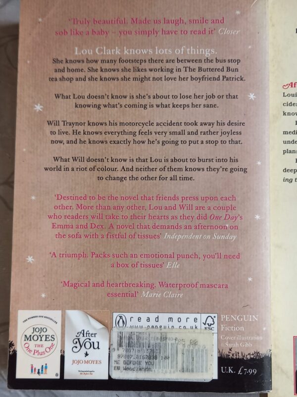 Me Before You Trilogy- Jojo Moyes secondhand book