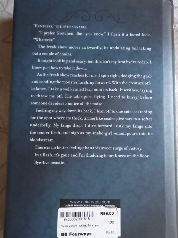 Sweet Venom – Tera Lynn Childs secondhand book