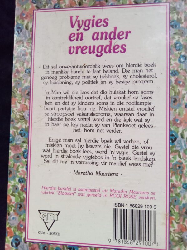 Vygies En Ander Vreugdes – Maretha Maartens secondhand book