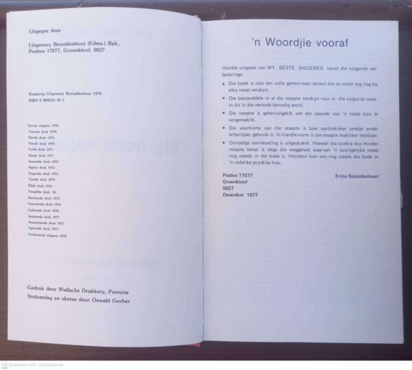 My Beste Nagereg – Erina Bezuidenhout secondhand book