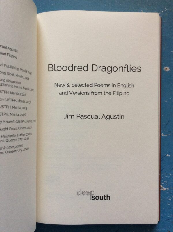 Bloodred Dragonflies – Jim Pascual Agustin secondhand book