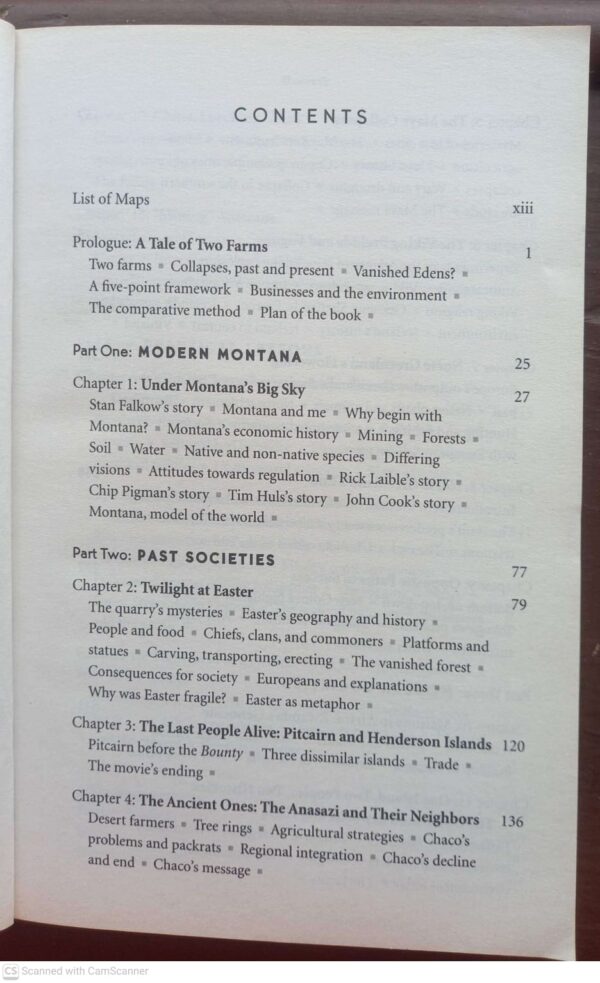 Collapse: How Societies Choose To Fail Or Survive — Jared Diamond secondhand book