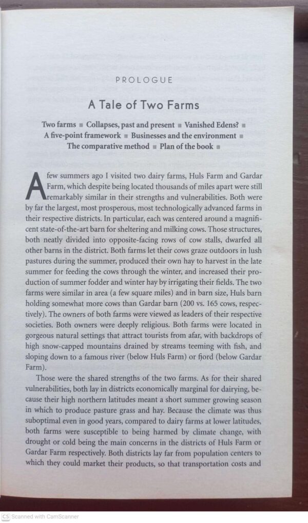 Collapse: How Societies Choose To Fail Or Survive — Jared Diamond secondhand book