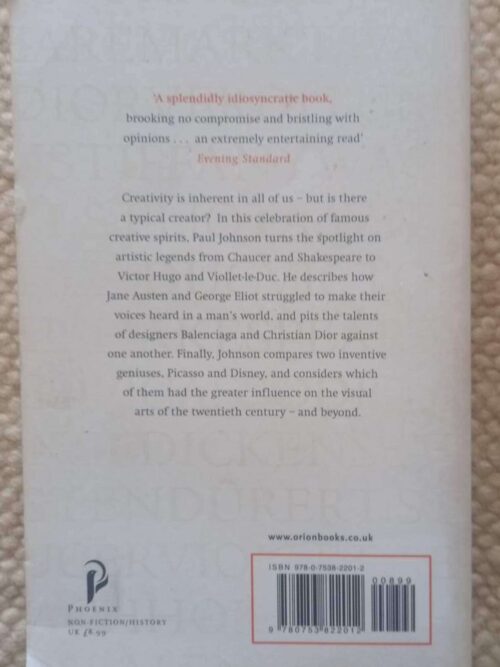 Creators: From Chaucer To Walt Disney — Paul Johnson secondhand book