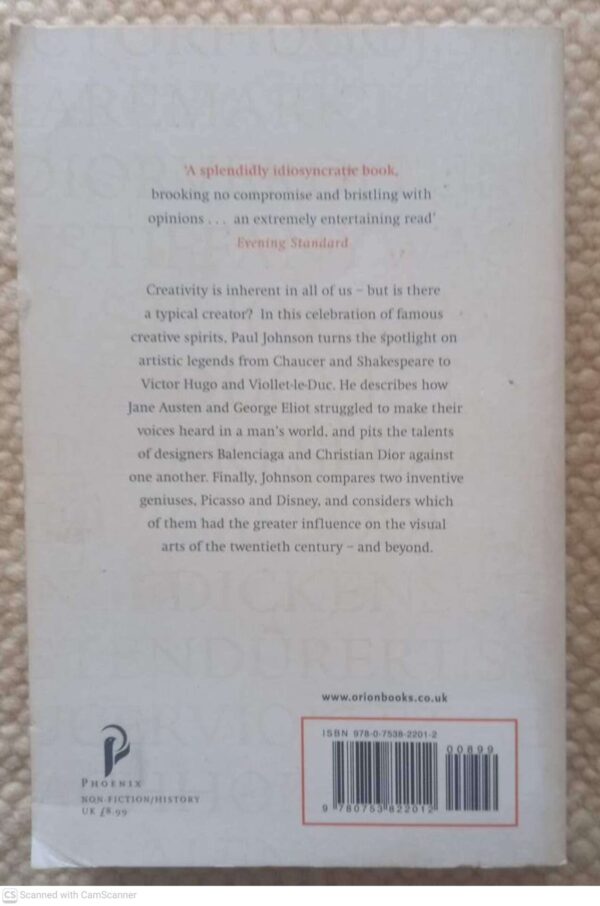 Creators: From Chaucer To Walt Disney — Paul Johnson secondhand book