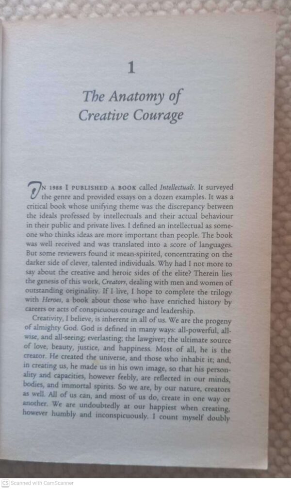 Creators: From Chaucer To Walt Disney — Paul Johnson secondhand book