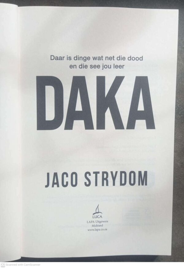 Daka — Jaco Strydom secondhand book