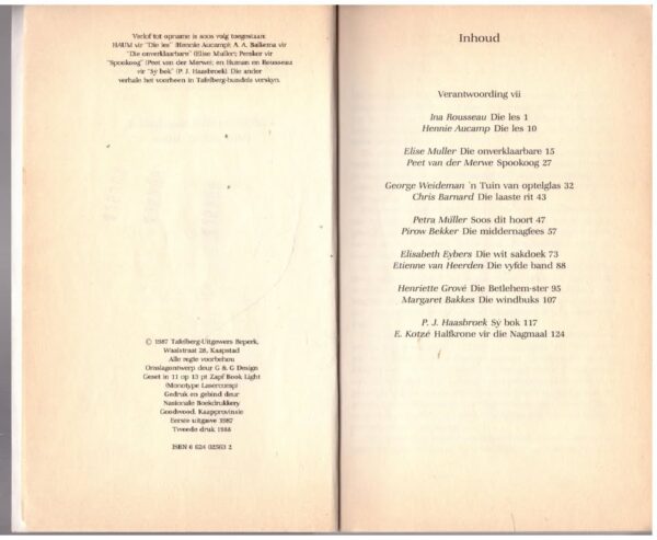 Die Middernagfees En Ander Verhale — Johan Anker secondhand book