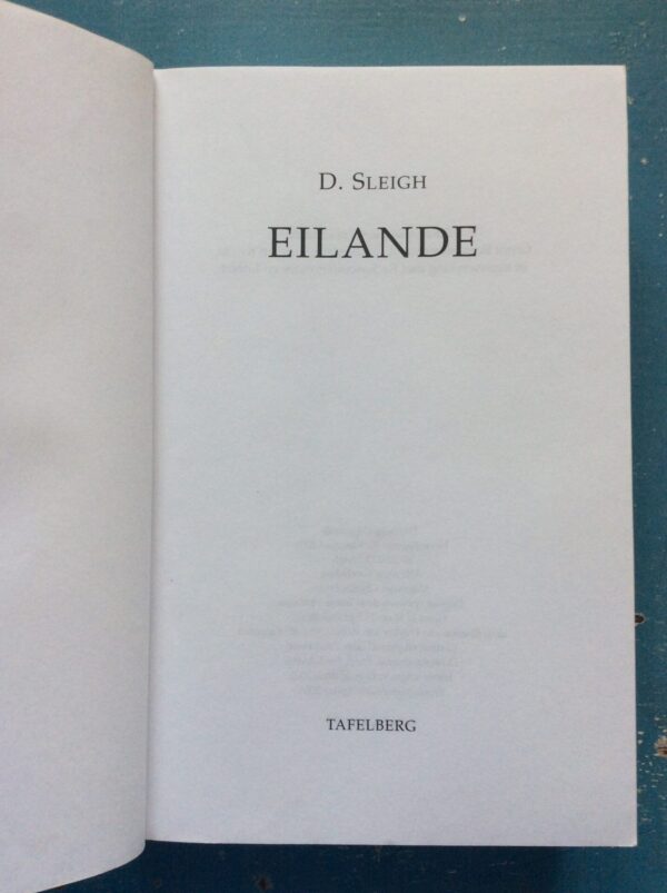 Eilande – D. Sleigh secondhand book