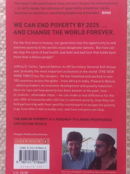 The End Of Poverty: How We Can Make It Happen In Our Lifetime — Jeffrey Sachs secondhand book