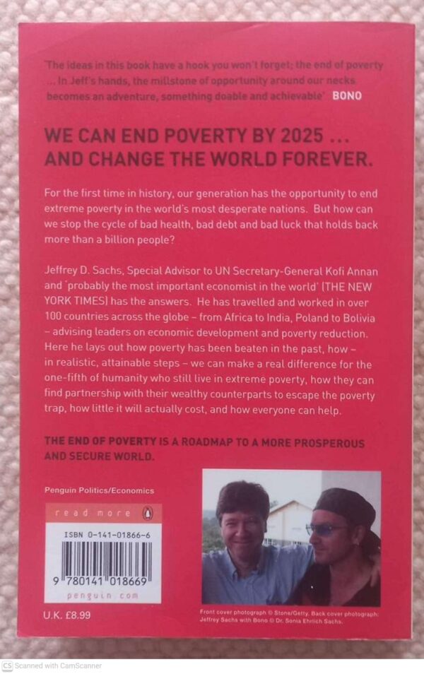 The End Of Poverty: How We Can Make It Happen In Our Lifetime — Jeffrey Sachs secondhand book