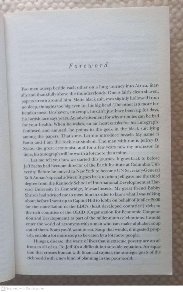 The End Of Poverty: How We Can Make It Happen In Our Lifetime — Jeffrey Sachs secondhand book