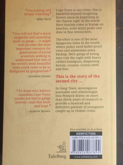 Gang Town — Don Pinnock secondhand book