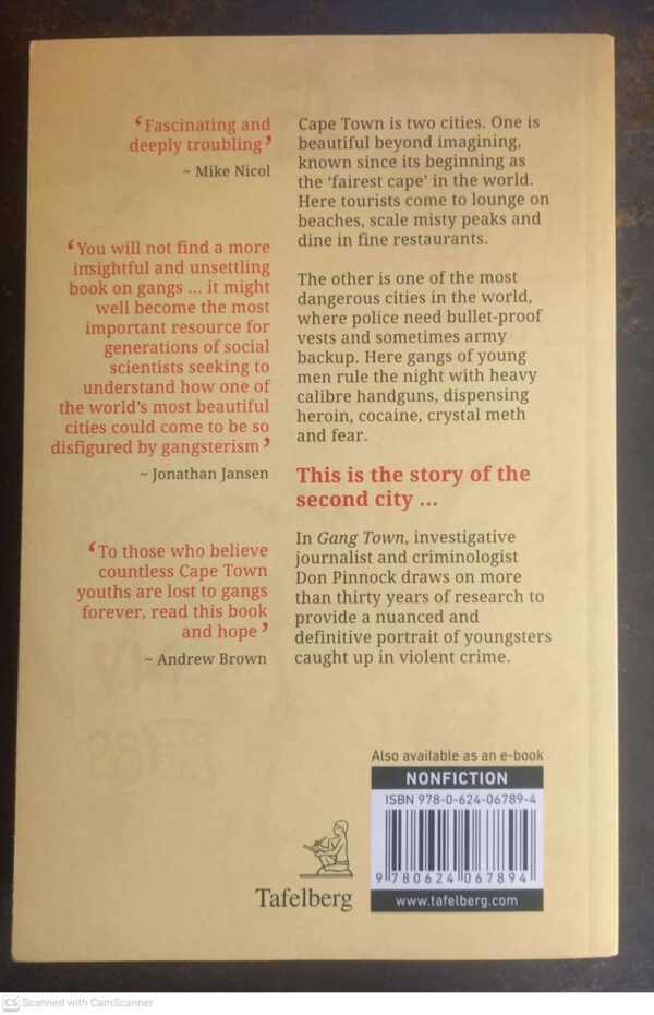 Gang Town — Don Pinnock secondhand book