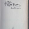 Gang Town — Don Pinnock secondhand book