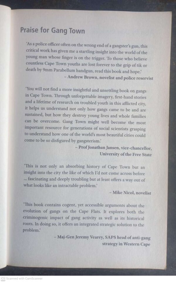 Gang Town — Don Pinnock secondhand book