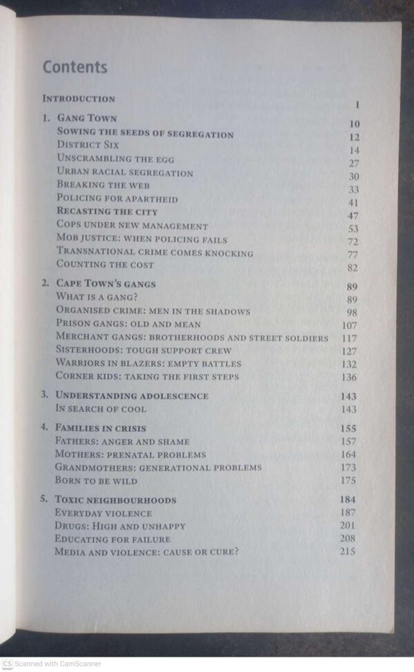 Gang Town — Don Pinnock secondhand book