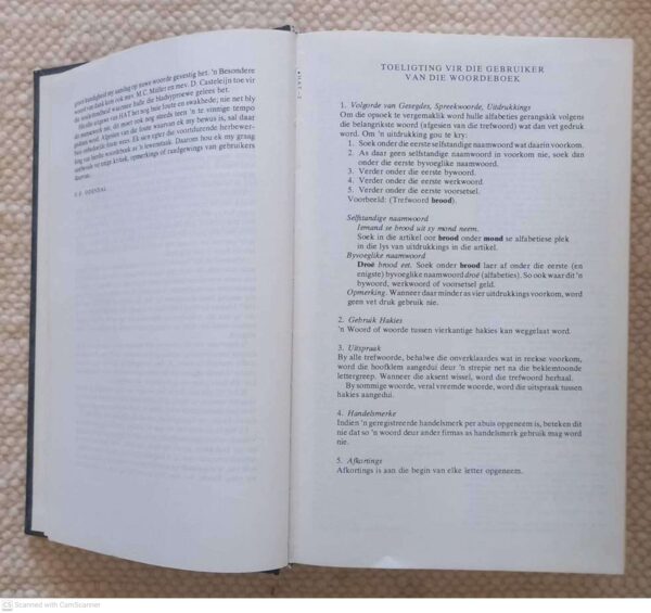 HAT: Verklarende Handwoordeboek Van Die Afrikaanse taal — Odendaal, Schoonees, Swanepoel secondhand book