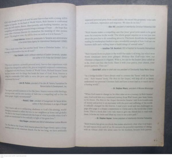 Hole in Our Gospel5 The Hole In Our Gospel — Richard Stearns secondhand book