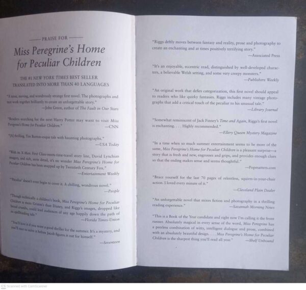 Miss Peregrine’s Peculiar Children: Hollow City — Ransom Riggs secondhand book