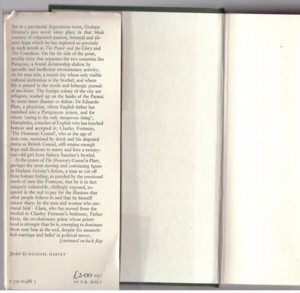 The Honorary Consul – Graham Greene secondhand book