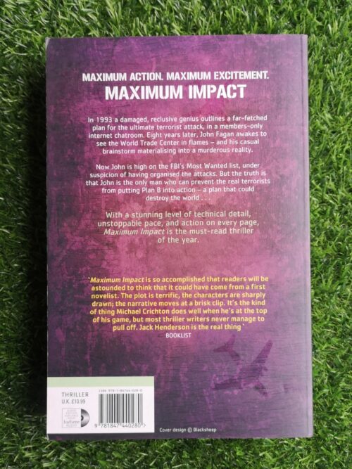 Maximum Impact – Jack Henderson secondhand book