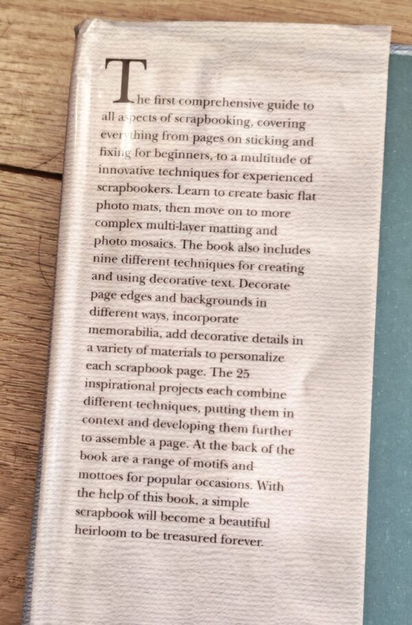 The Complete Guide To Scrapbooking – Sarah Beaman secondhand book