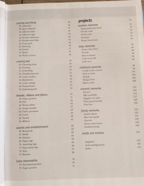 The Complete Guide To Scrapbooking – Sarah Beaman secondhand book