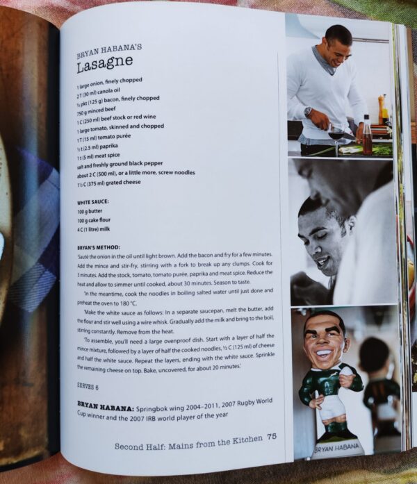 Springbok Kitchen: Celebrating The Love Of Food, Family And Rugby – Duane Heath secondhand book