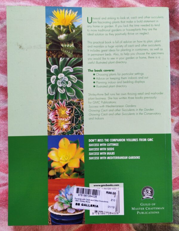 Success With Cacti And Other Succulents – Shirley-Anne Bell secondhand book