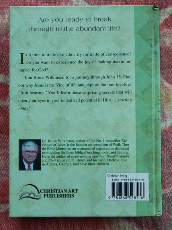 Secrets Of The Vine – Bruce Wilkinson secondhand book