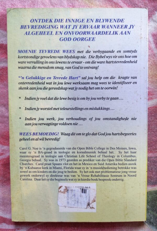 IMG_20260404_165656_edit_138020471959015 ‘n Gelukkige En Tevrede Hart – Carol G. Noe secondhand book