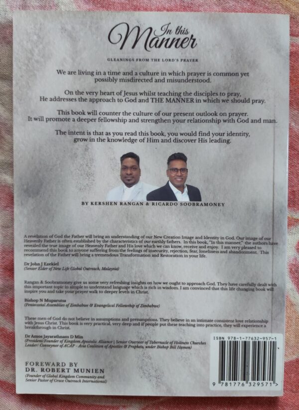 In This Manner – Kershen Rangan, Ricardo Soobramoney secondhand book