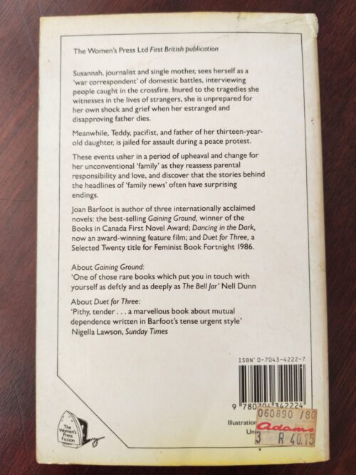 Family News – Joan Barfoot secondhand book