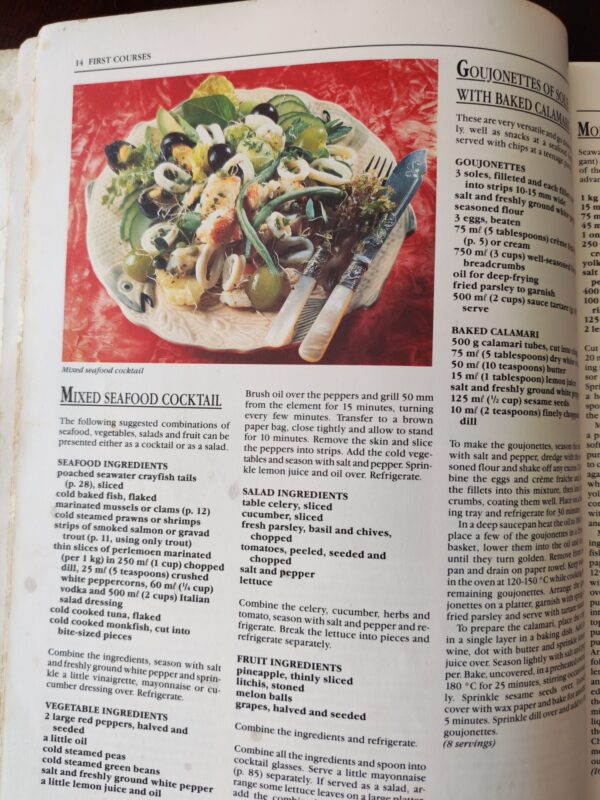 South African Seafood Banquet – Peter Veldsman secondhand book