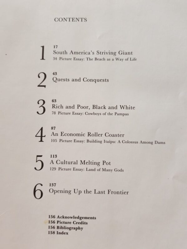 Brazil: Library Of Nations – Time-Life Books secondhand book