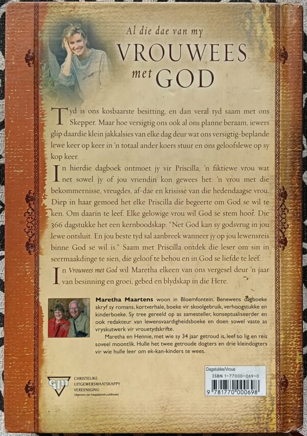 Al Die Dae Van My Vrouwees Met God – Maretha Maartens secondhand book