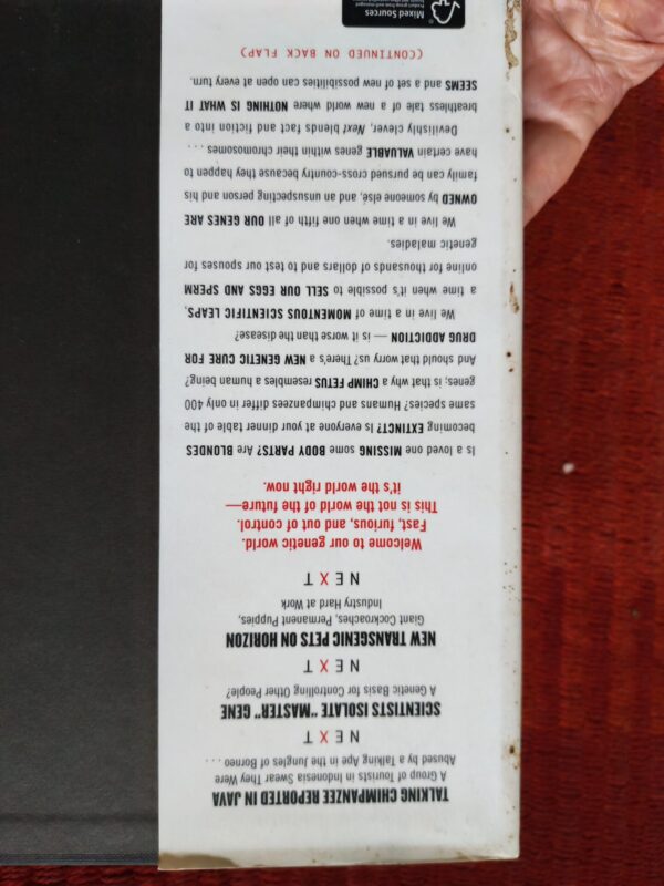 Next – Michael Crichton secondhand book