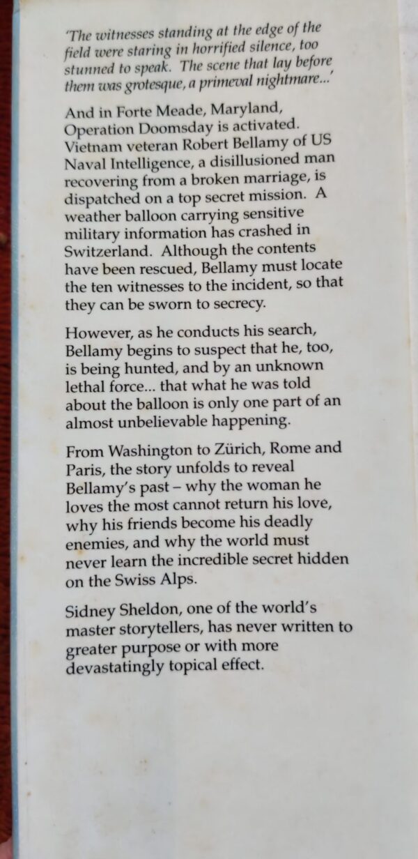 The Doomsday Conspiracy – Sidney Sheldon secondhand book