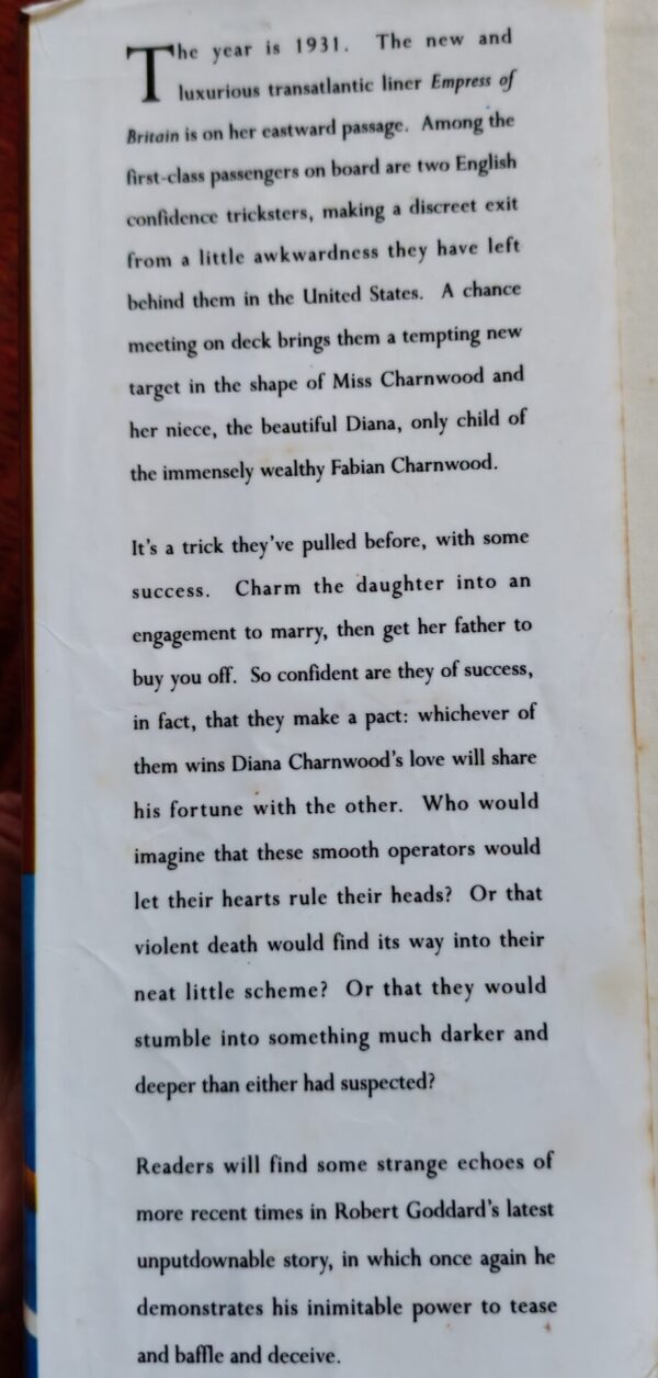 Closed Circle – Robert Goddard secondhand book