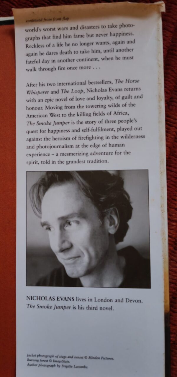 The Smoke Jumper – Nicholas Evans secondhand book