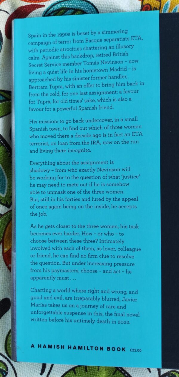 Thomás Levinson – Javier Marías secondhand book